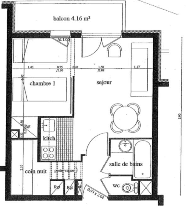 Appartement Risoul, 2 Pièces, 6personnes Avec Piscine Risoul