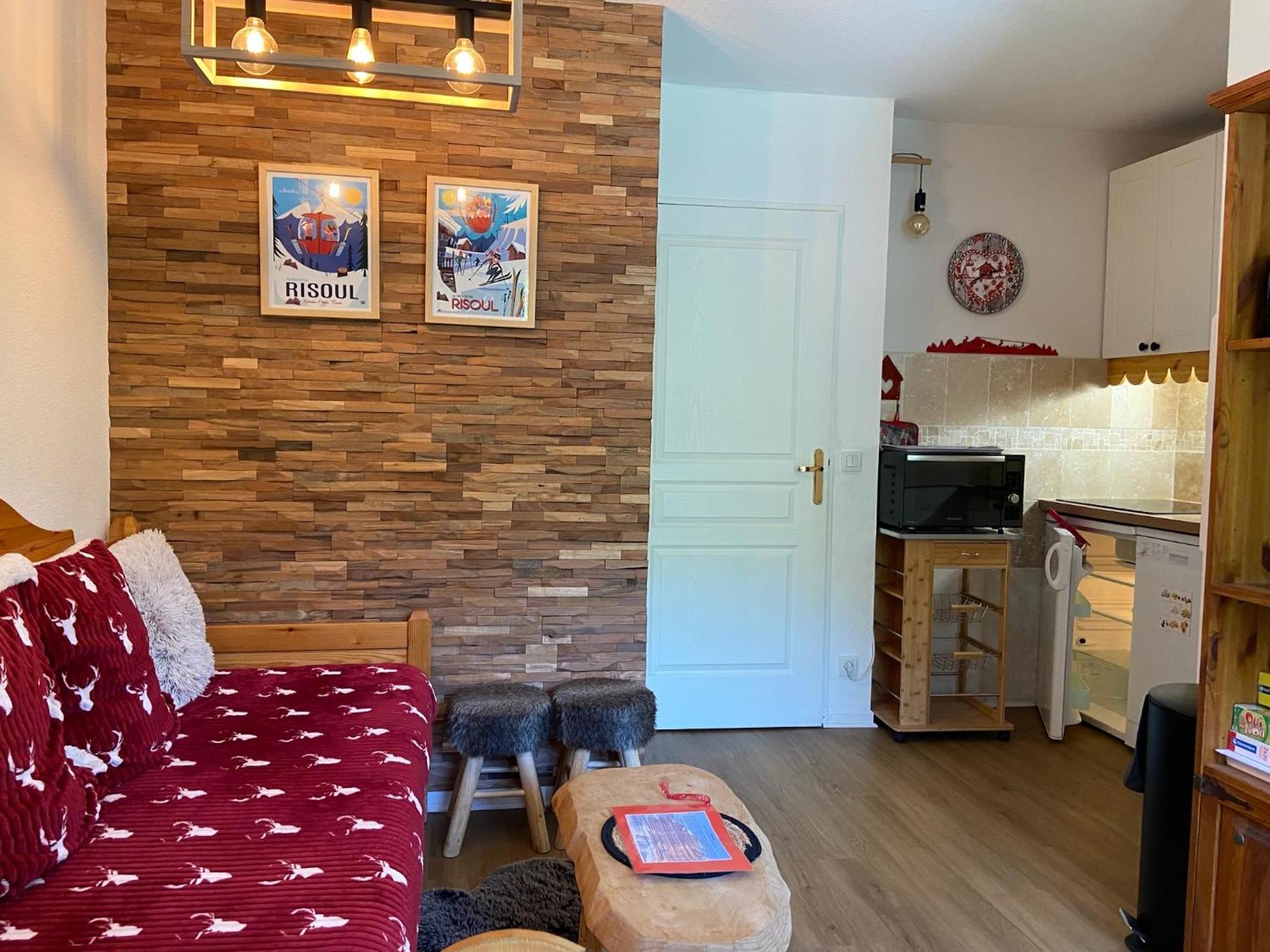 Appartement Risoul, 2 Pièces, 6personnes Avec Piscine